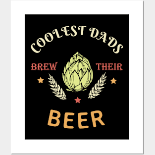 home brewing father's day design Posters and Art